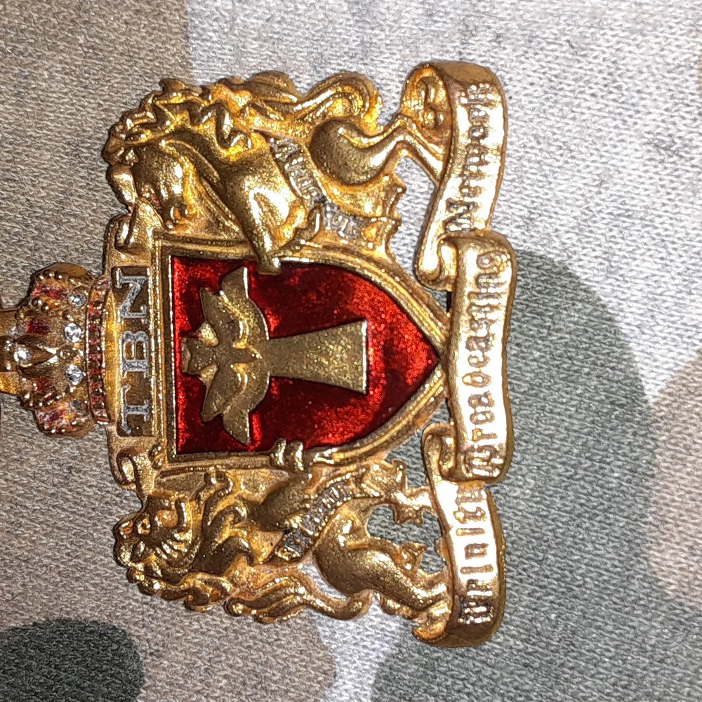 Vintage Trinity Broadcasting Network Keychain Cha… - image 2